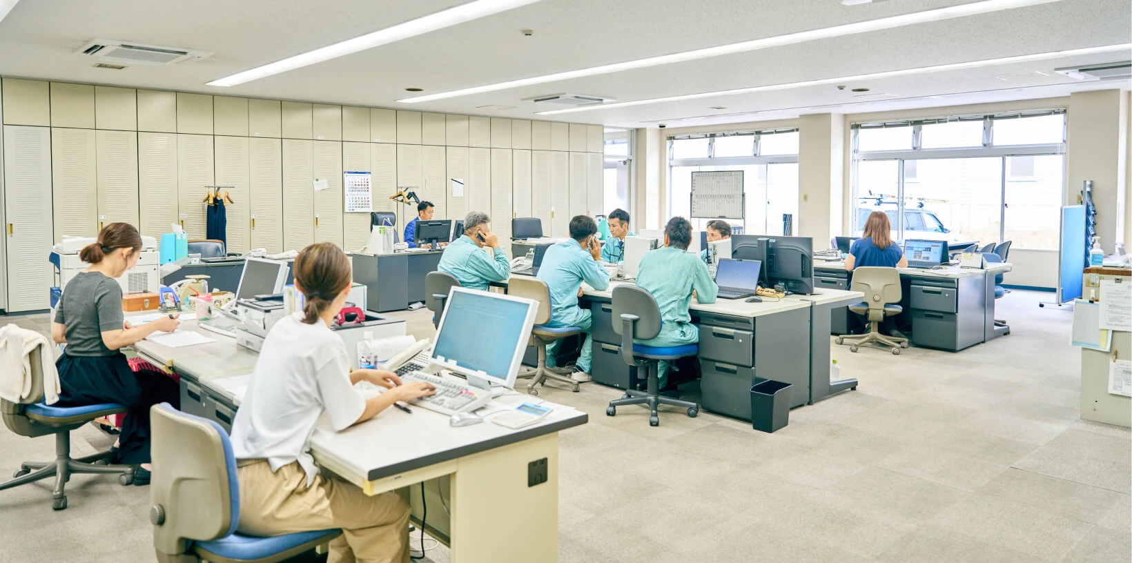 作業の様子
