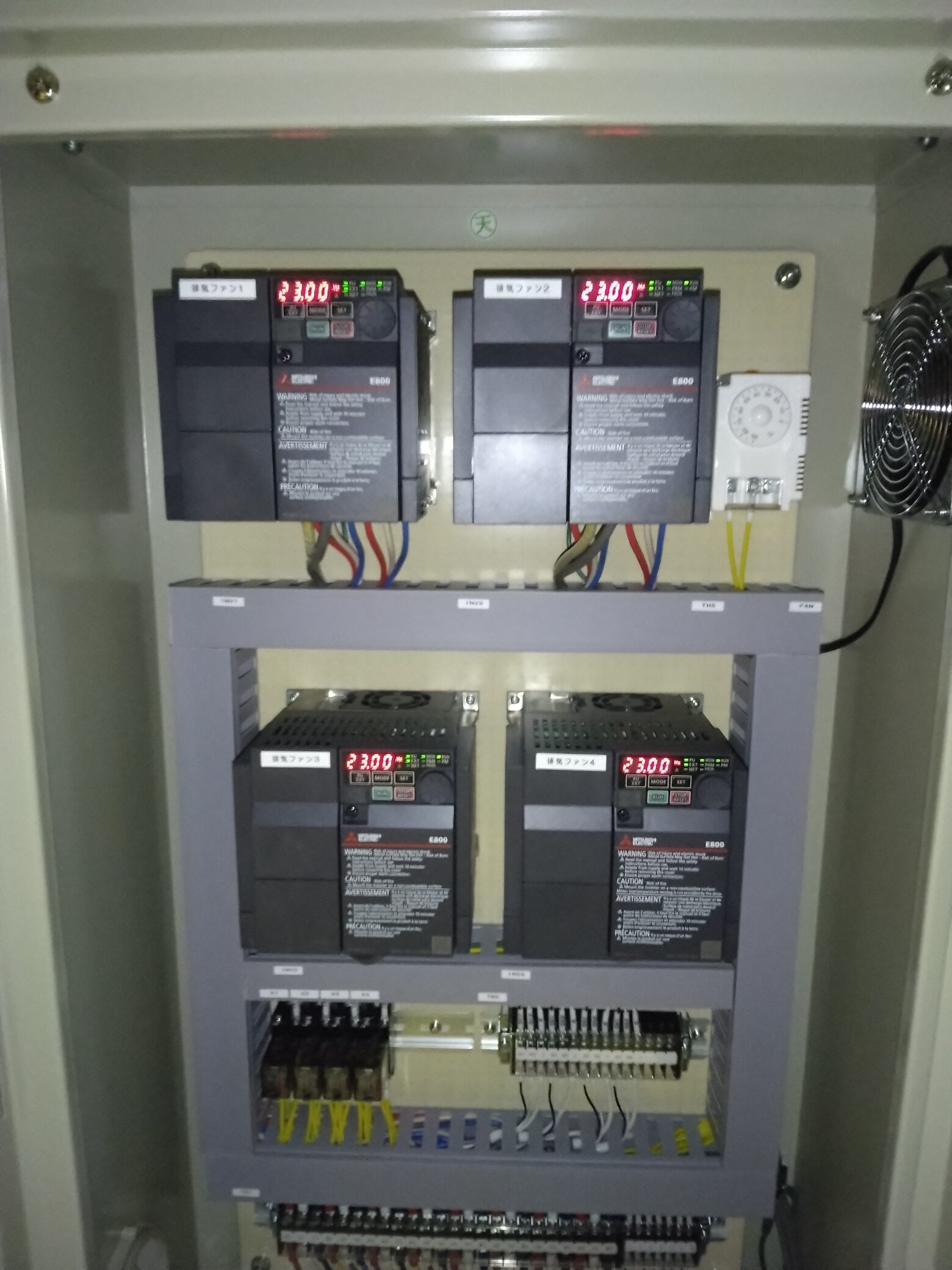 インバーター設置工事画像